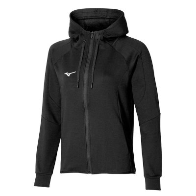 Cazadoras Mizuno Athletics RB Sweat Mujer - Negros - Chile M457WSDHMT